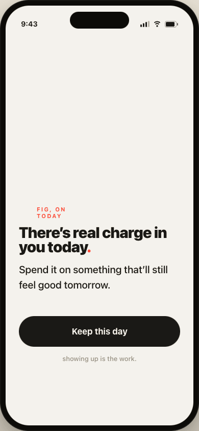 HUNGER app — Fig's verdict on today